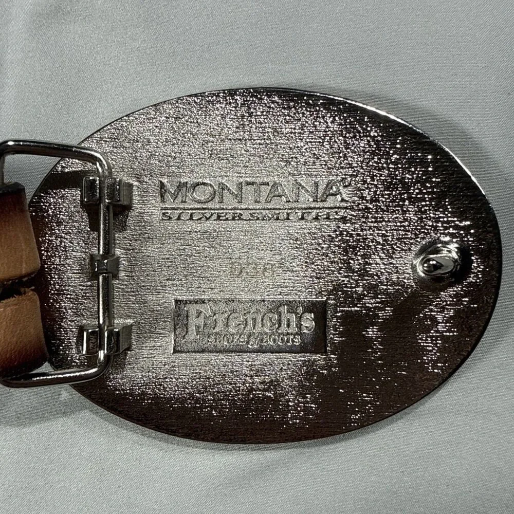 FFA Convention Belt Buckle 2018 Indianapolis Western AG Leather Belt & Buckle